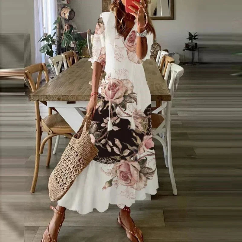Anna | bohém maxi ruha