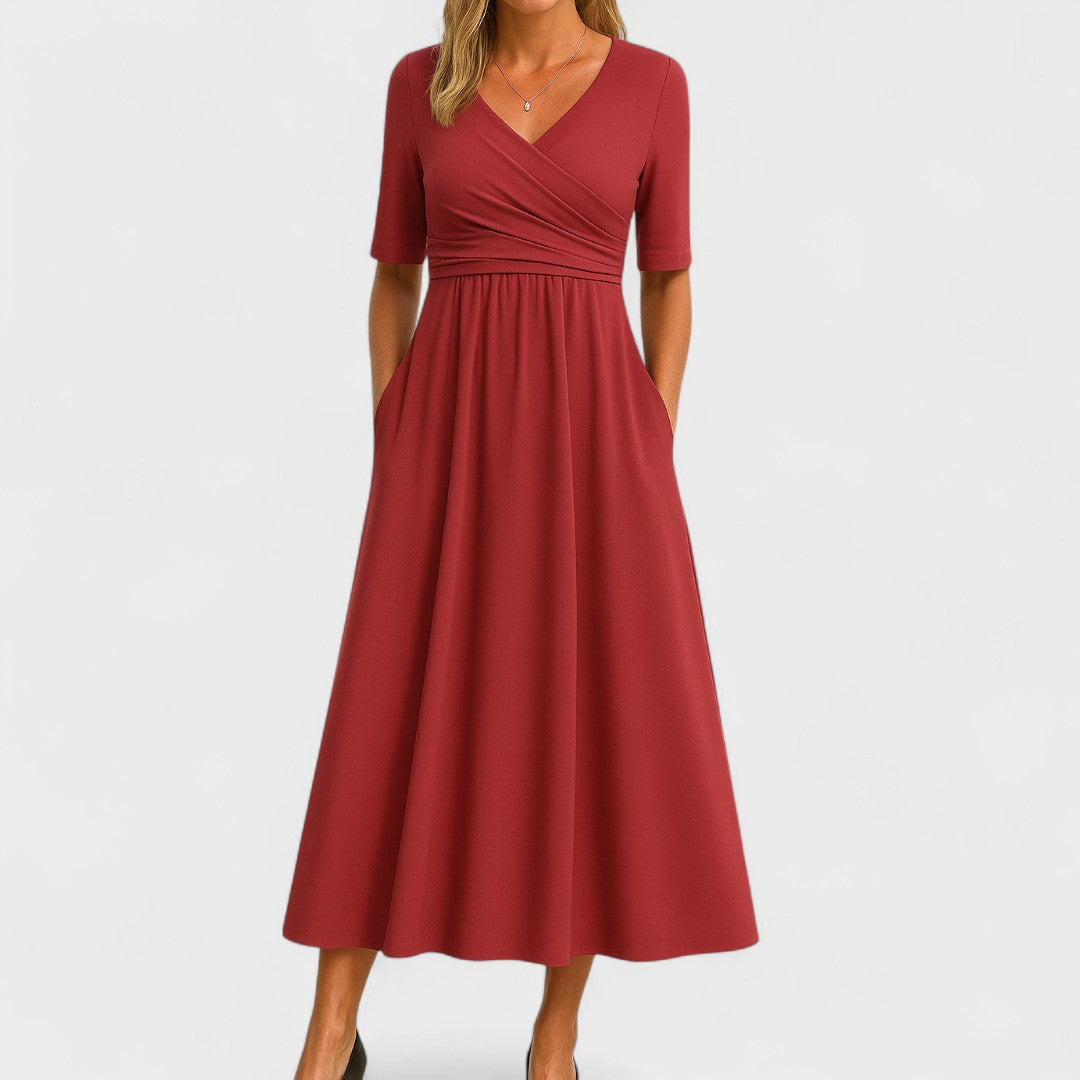 Joanna | Elegáns midi ruha