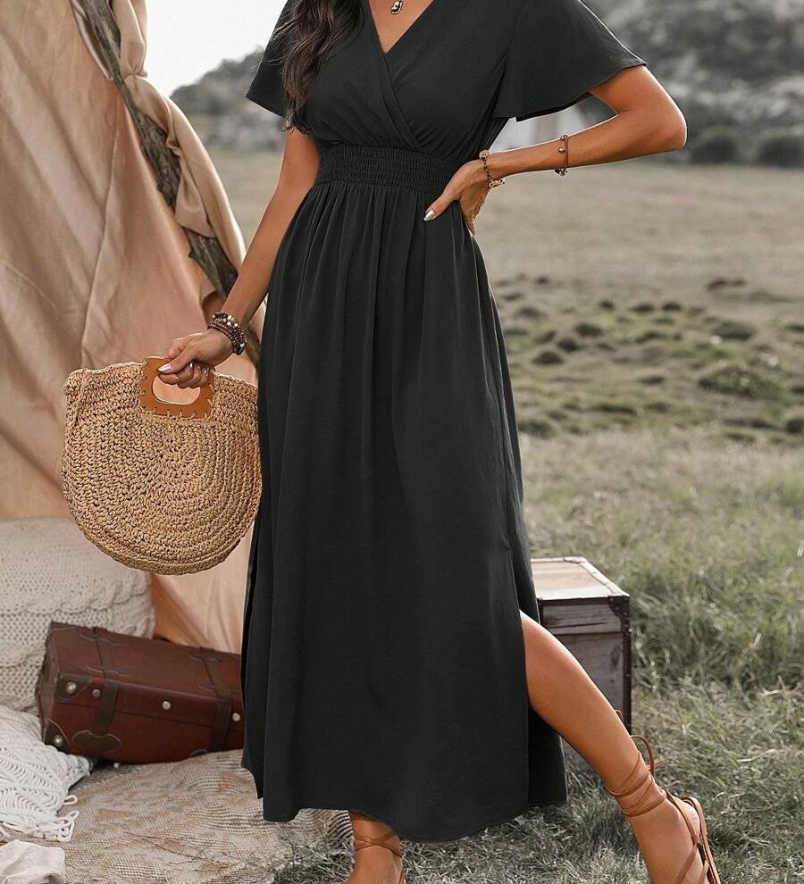 Odette | Elegáns Hasítékos Maxi Ruha
