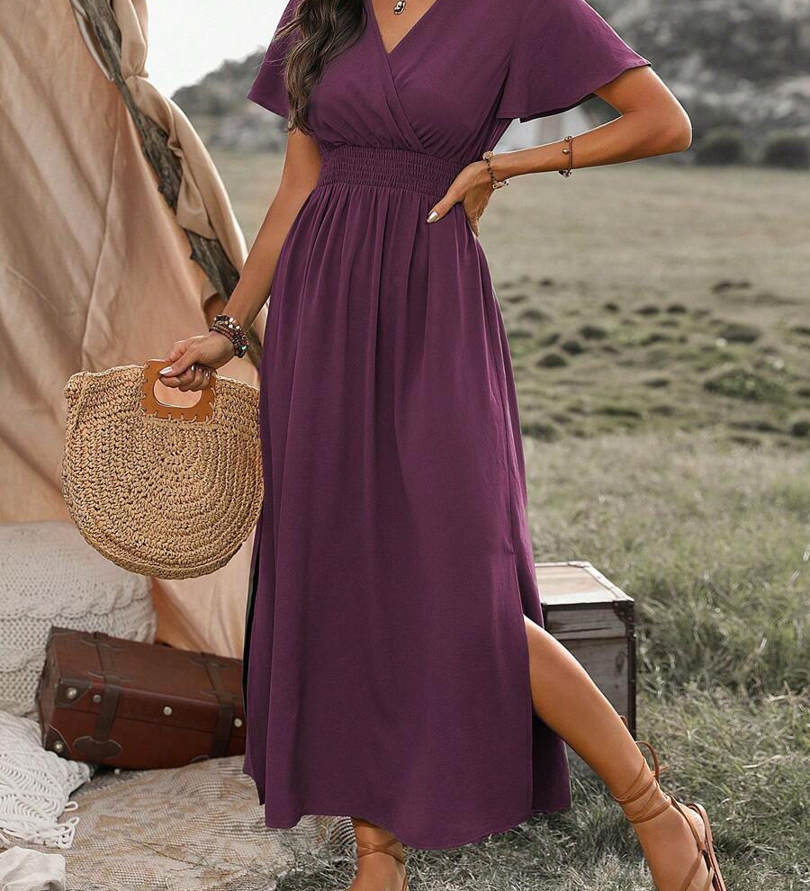 Odette | Elegáns Hasítékos Maxi Ruha
