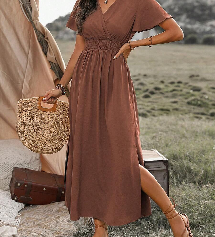 Odette | Elegáns Hasítékos Maxi Ruha