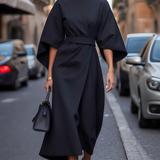 Valentina | Elegáns Maxi Ruha Voluminózus Ujjakkal