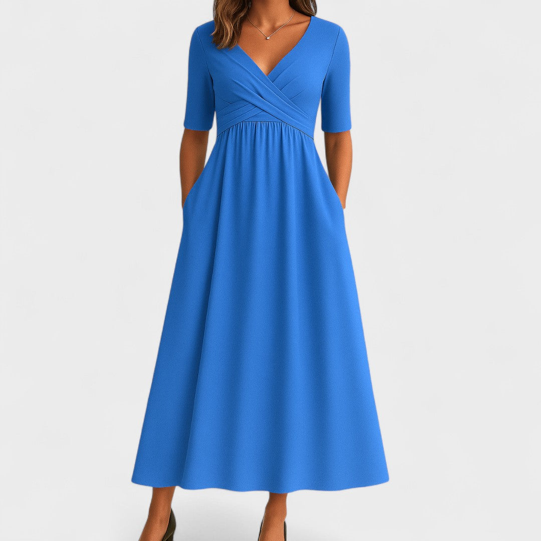 Joanna | Elegáns midi ruha