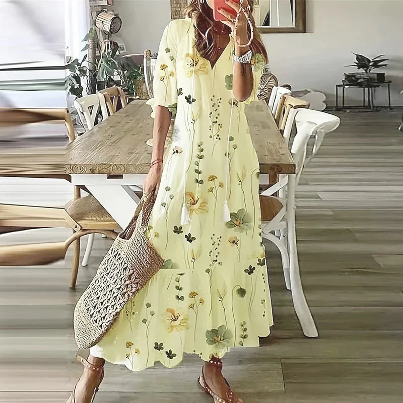 Anna | bohém maxi ruha