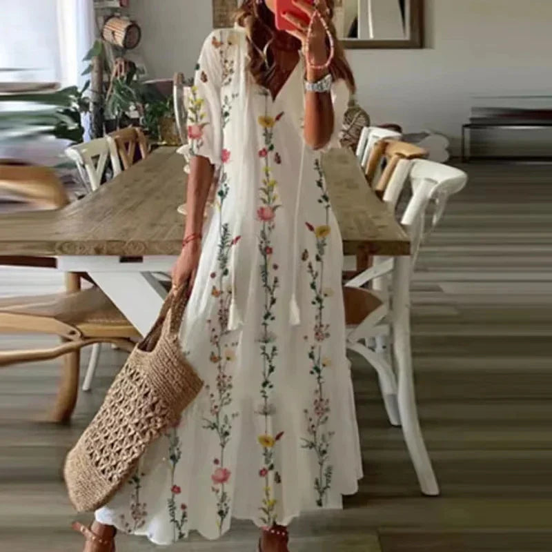 Anna | bohém maxi ruha