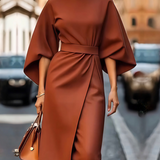Valentina | Elegáns Maxi Ruha Voluminózus Ujjakkal
