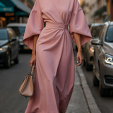 Valentina | Elegáns Maxi Ruha Voluminózus Ujjakkal