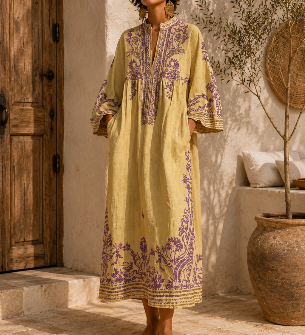 KALINA | Hímzett boho ruha