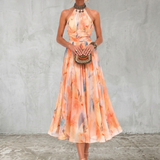 JOHANNA | Maxi ruha halter dekolt